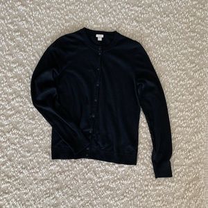J. Crew Caryn Cardigan in Black